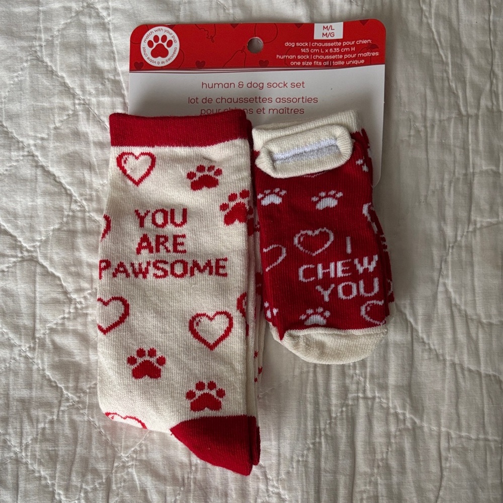 FREE **** Dog and Human Sock Set